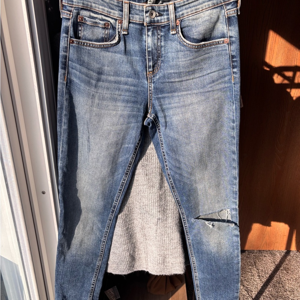 Rag & Bone Cait Mid-Rise Skinny Jeans